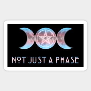 Not Just a Phase Trans Witch Pride Magnet